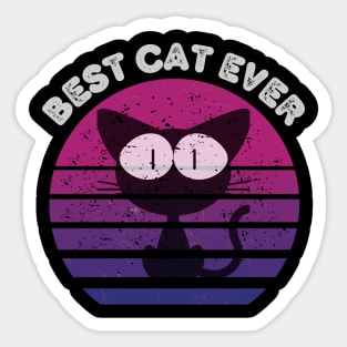 best cat dad ever Sticker